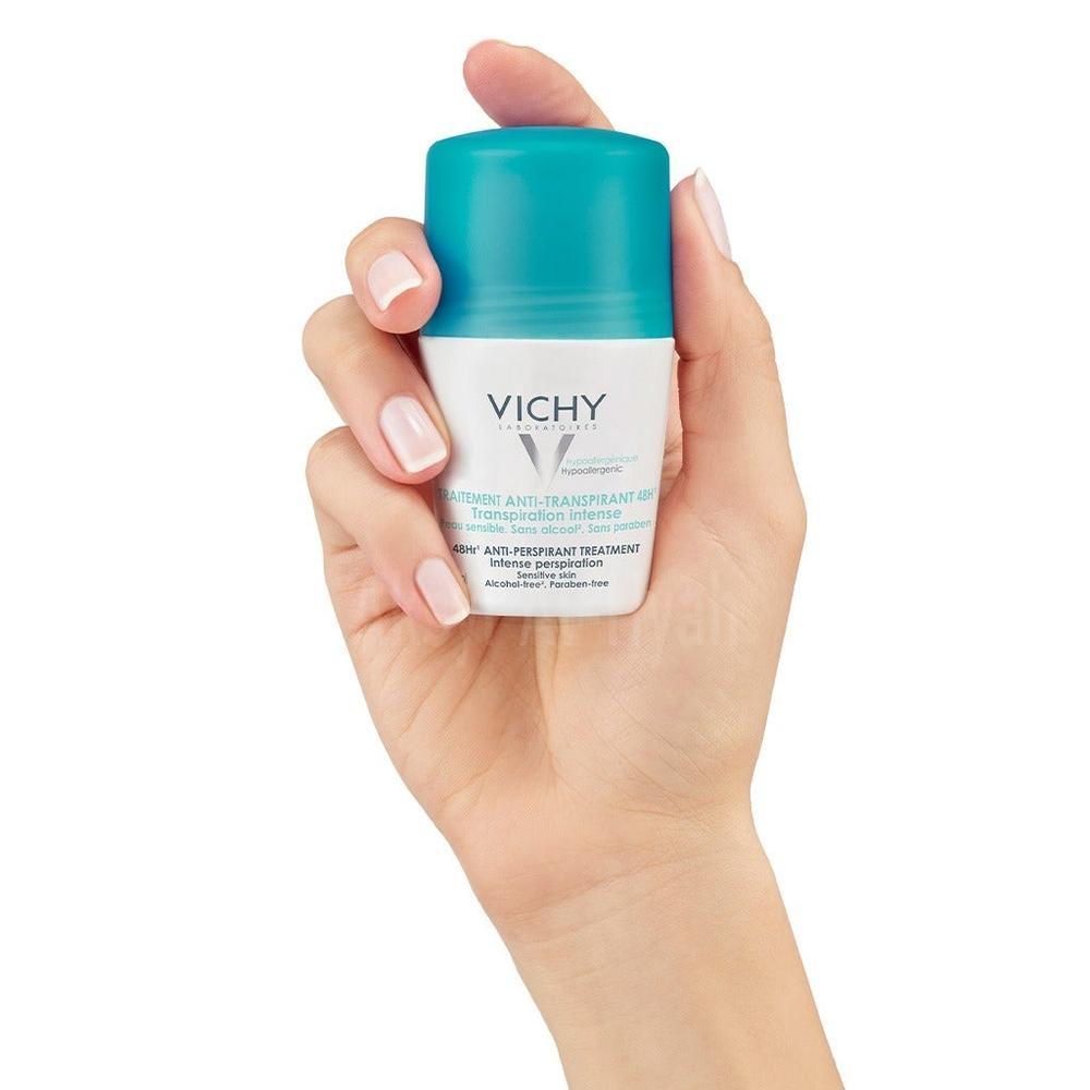 VICHY DEO.ROLL-ON ANTI-TRANS.SENS.48H 50ML(FM003429)GREEN TOP 5