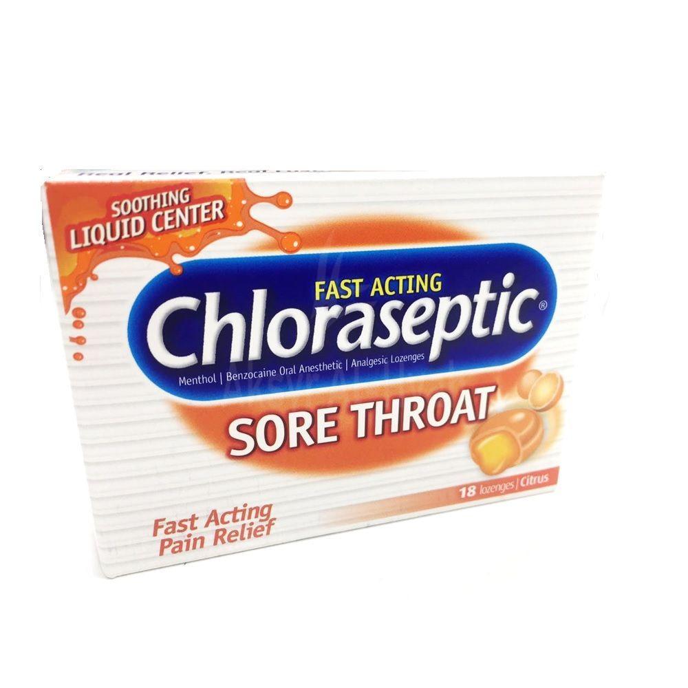 CHLORASEPTIC SORE THROAT(CITRUS) LOZENGES 18'S