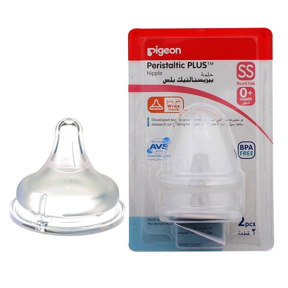 PIGEON(1866) PERISTALIC PLUS SILICONE NIPPLE [SS]