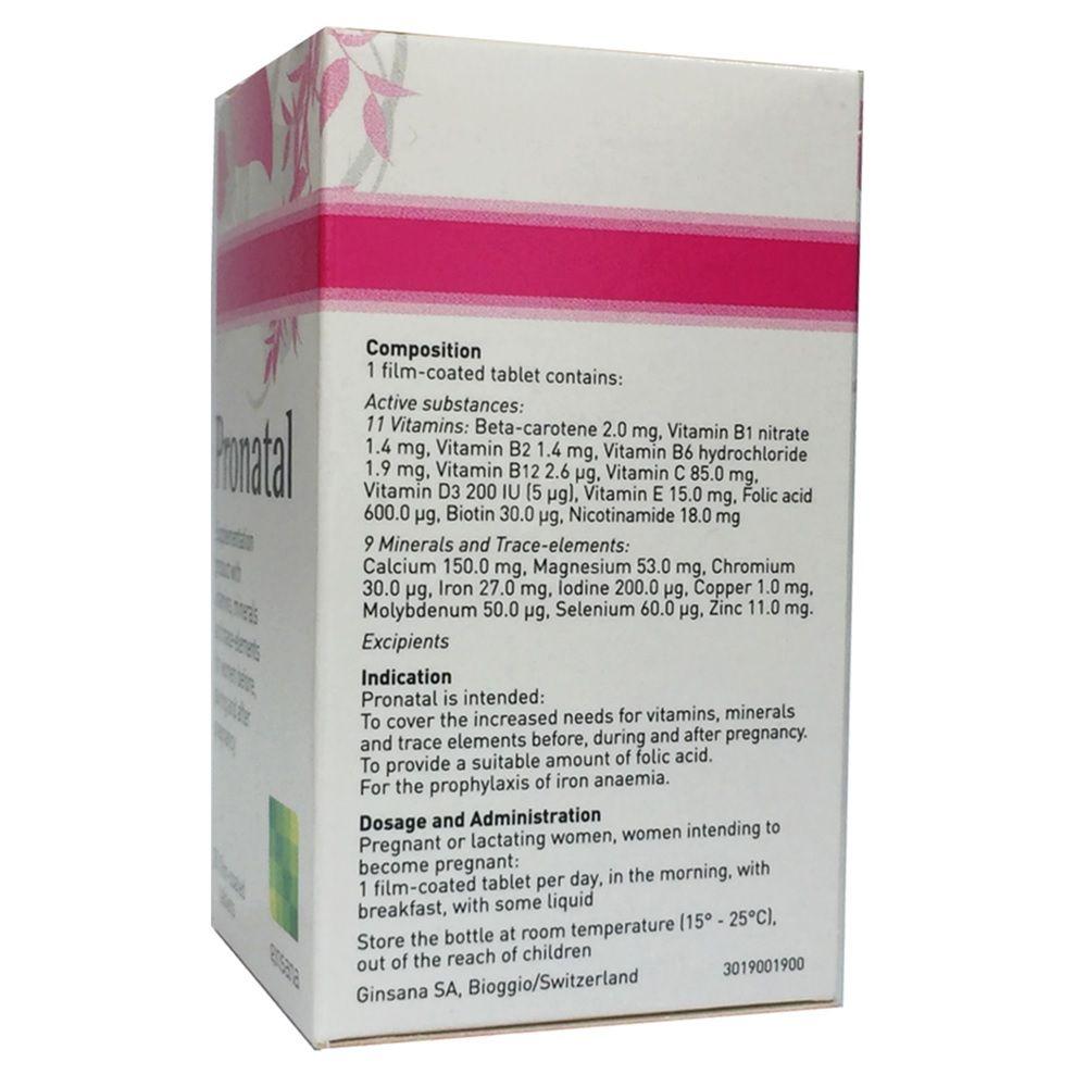 GINSANA PRONATAL TABLETS 30'S 3