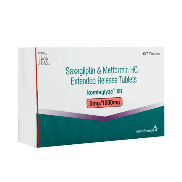 KOMBIGLYZE XR 5/1000MG TABLETS 30'S 1