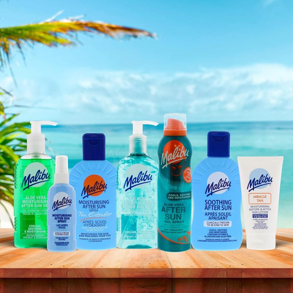 MALIBU ALOE VERA MOIST AFTER SUN GEL 200ML 3