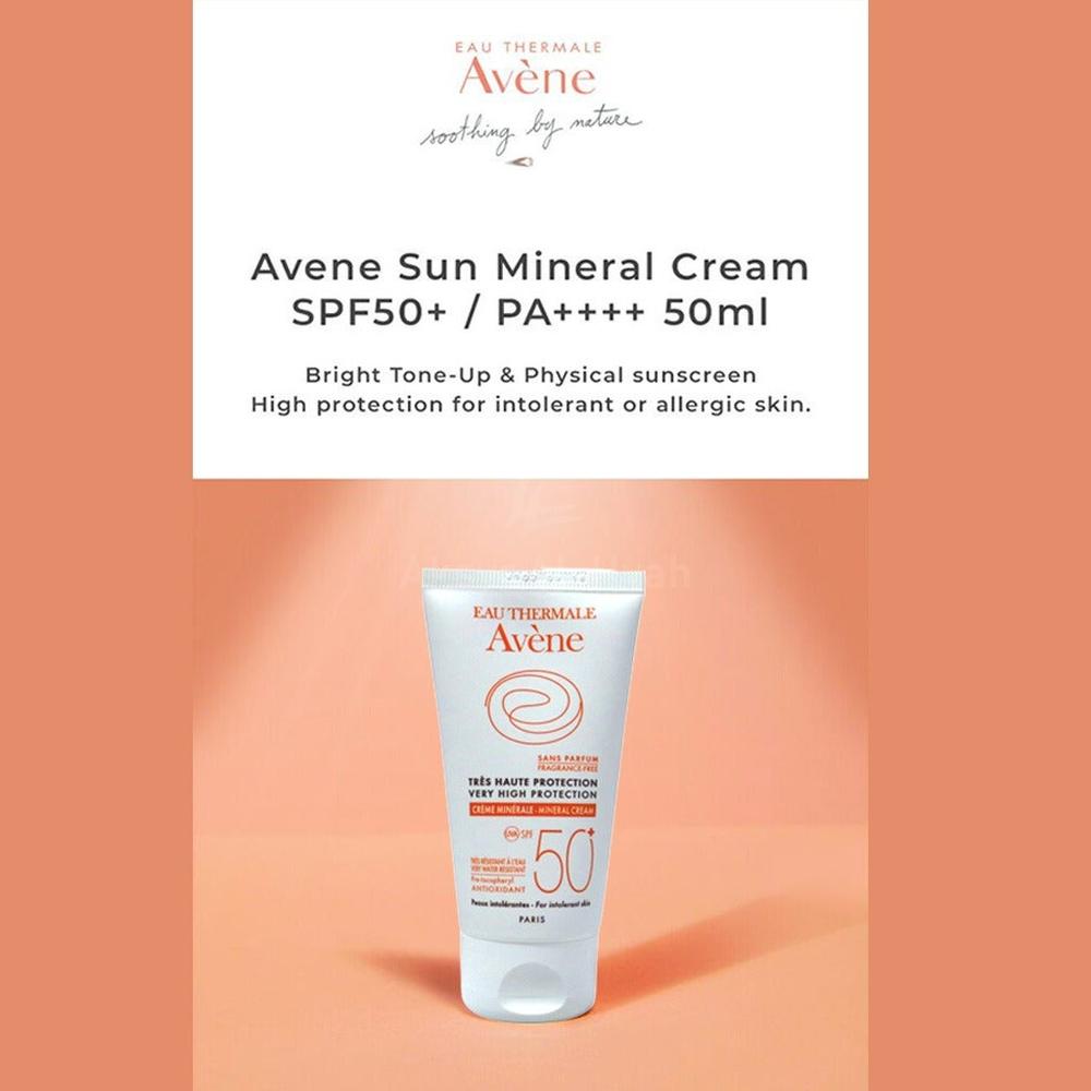AVENE SPF50 MINERAL WHITE CREAM 50ML#555370 4
