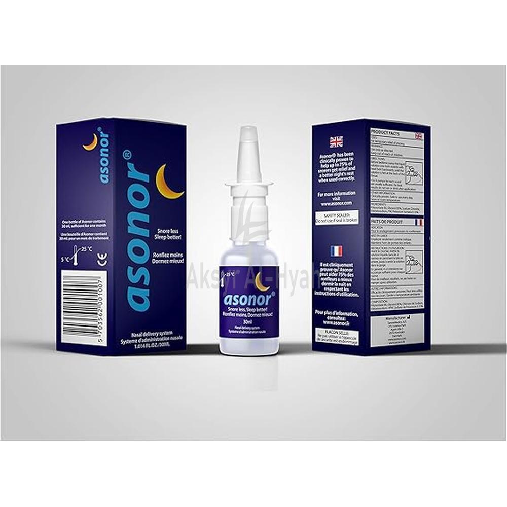 ASONOR SNORE LESS NASAL SPRAY 30ML