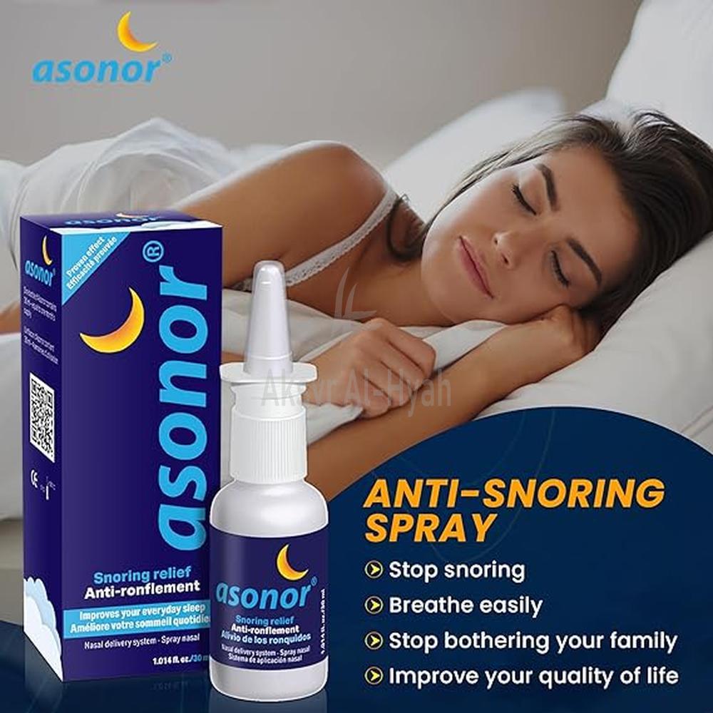 ASONOR SNORE LESS NASAL SPRAY 30ML