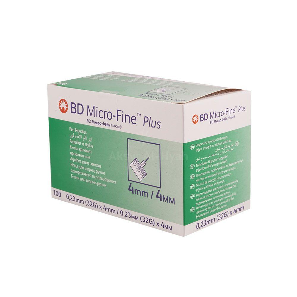 BD MICROFINE PLUS PEN NEEDLE 32G 4MM