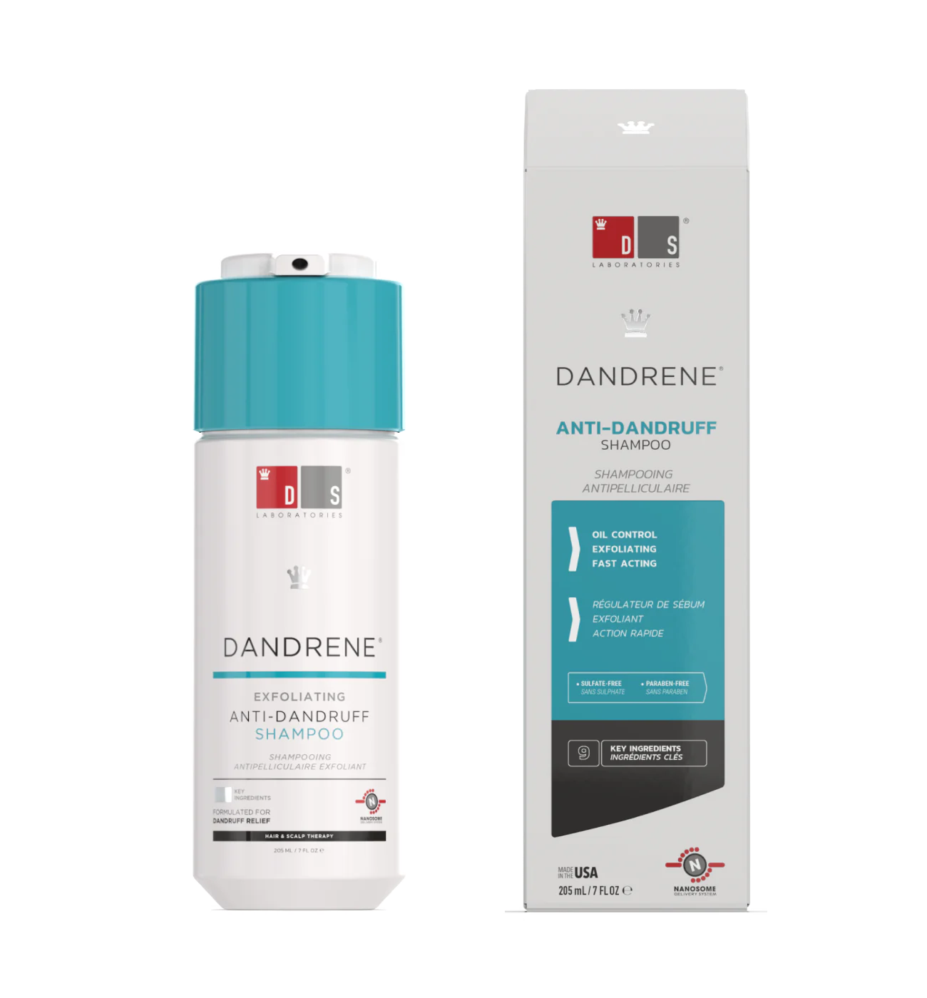 DS DANDRENE HIGH-PERFO ANTI DANDRUF SHAMPOO 205ML #11003