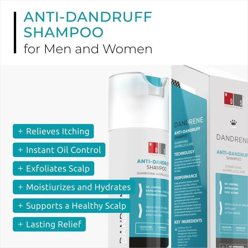 DS DANDRENE HIGH-PERFO ANTI DANDRUF SHAMPOO 205ML #11003 5