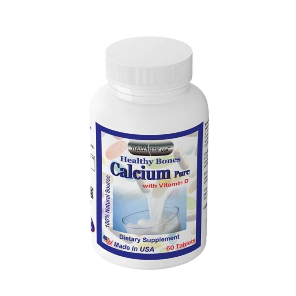 HW CALCIUM PURE WITH VITAMIN D TAB 60'S