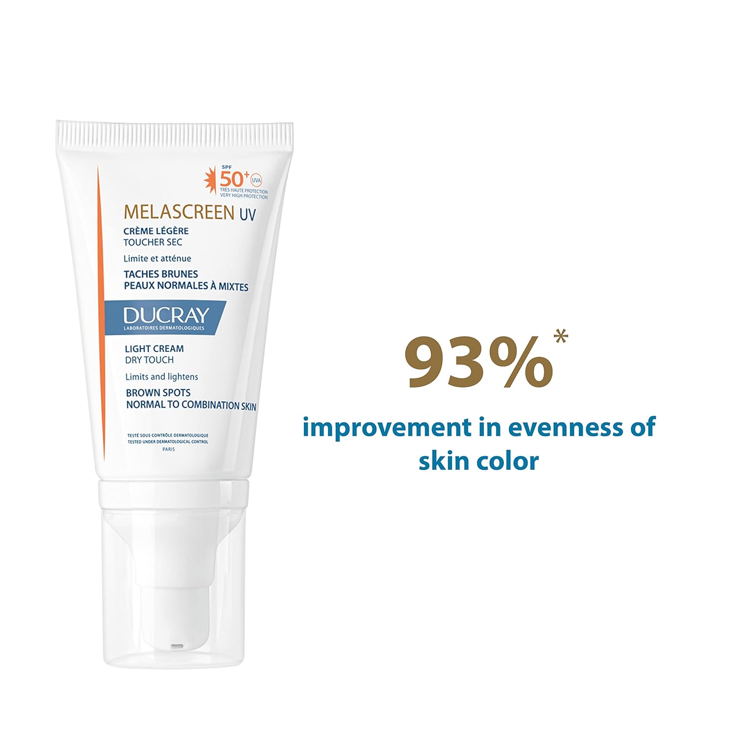 DUCRAY MELASCREEN PP LIGHT SUN CREAM (SPF50+) 40ML#566284 7