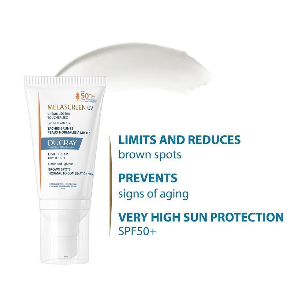 DUCRAY MELASCREEN PP LIGHT SUN CREAM (SPF50+) 40ML#566284 11