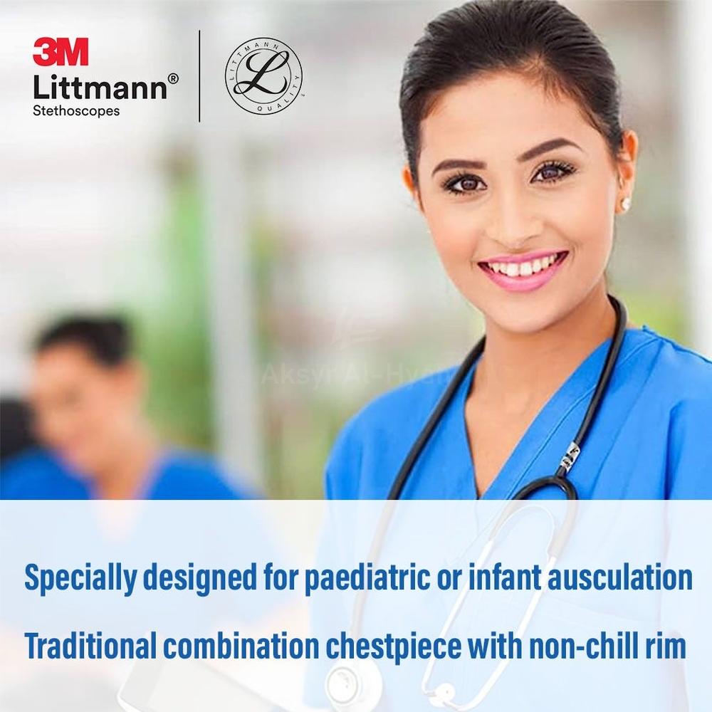 LITTMAN CLASSIC II PEDIATRIC BLACK 2113 3