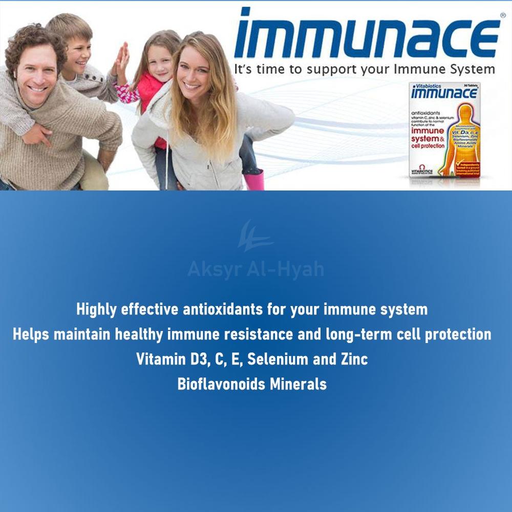 VITABIOTICS IMMUNACE TAB 30S 2