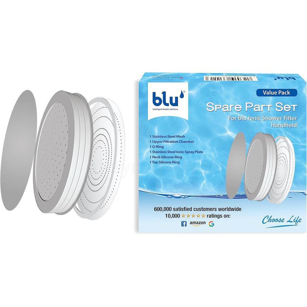 BLU IONIC POWER SHOWER FILTER SPARE PARTS 6'S