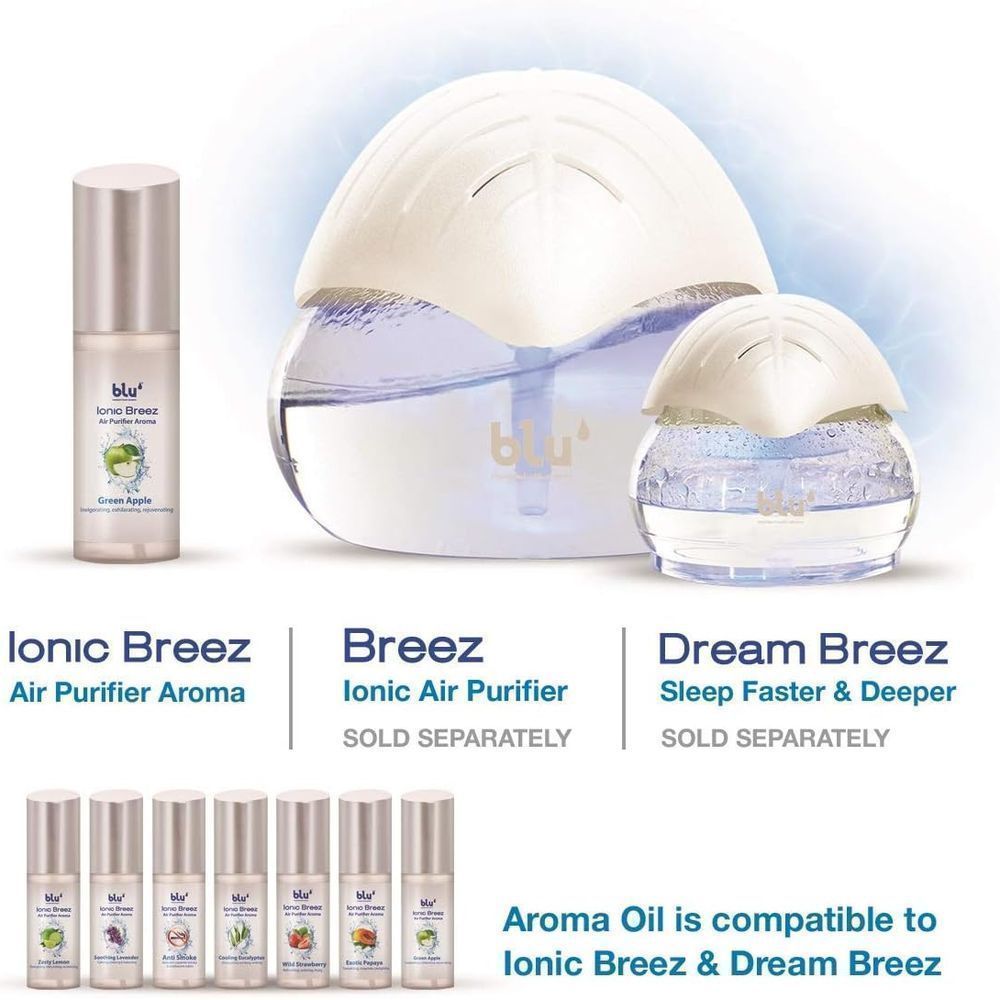 BLU IONIC BREEZ AIR PURIFIER AROMA GREEN APPLE 100ML