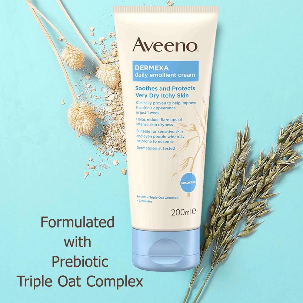 AVEENO DERMEXA SOOTHING  EMOLI CREAM 200ML #R008 3