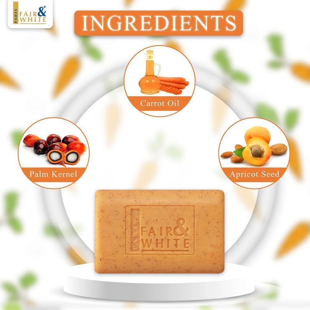 F&W CARROT EXFOLIATING SOAP 200GM