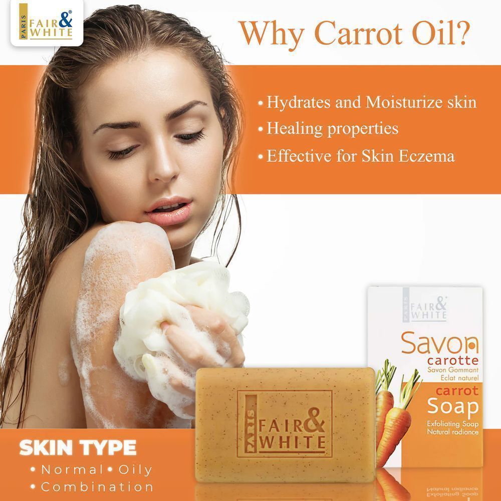 F&W CARROT EXFOLIATING SOAP 200GM