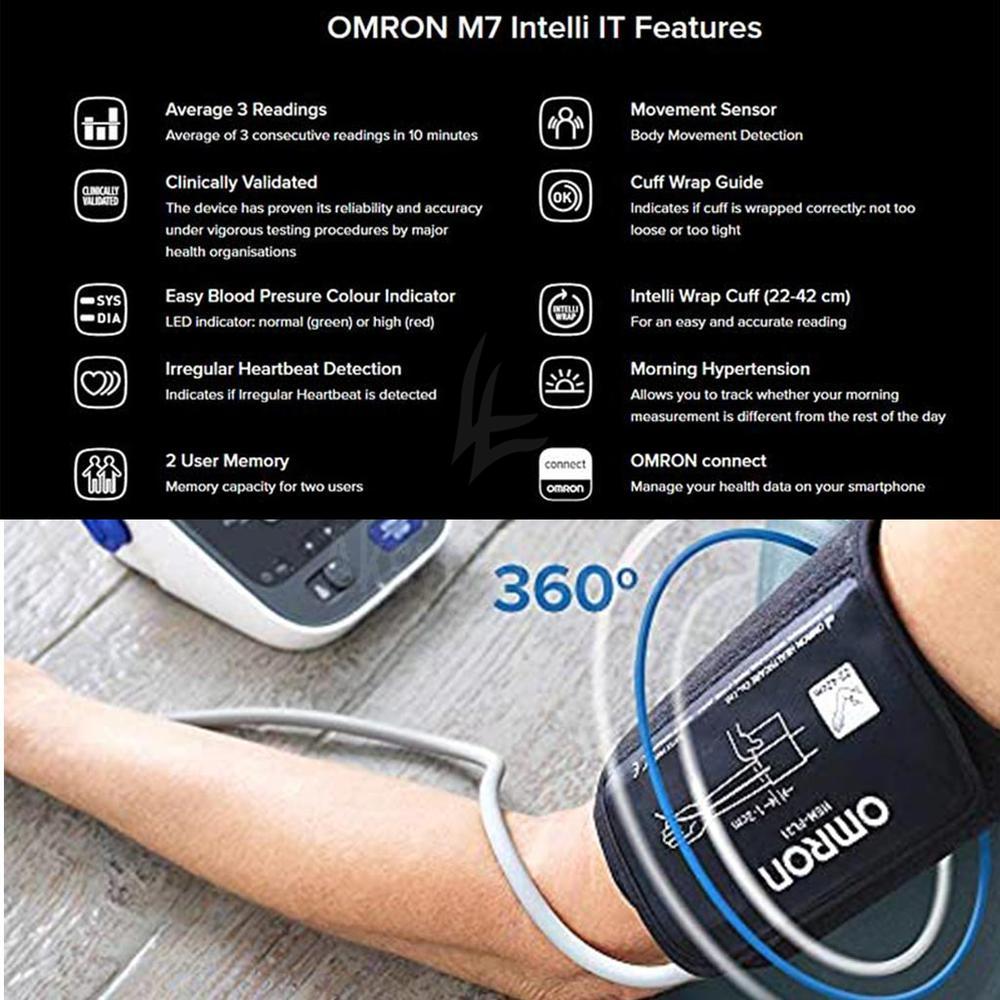 OMRON M7 DIGITAL AUTOMATIC BP MONITOR#OMR171 3