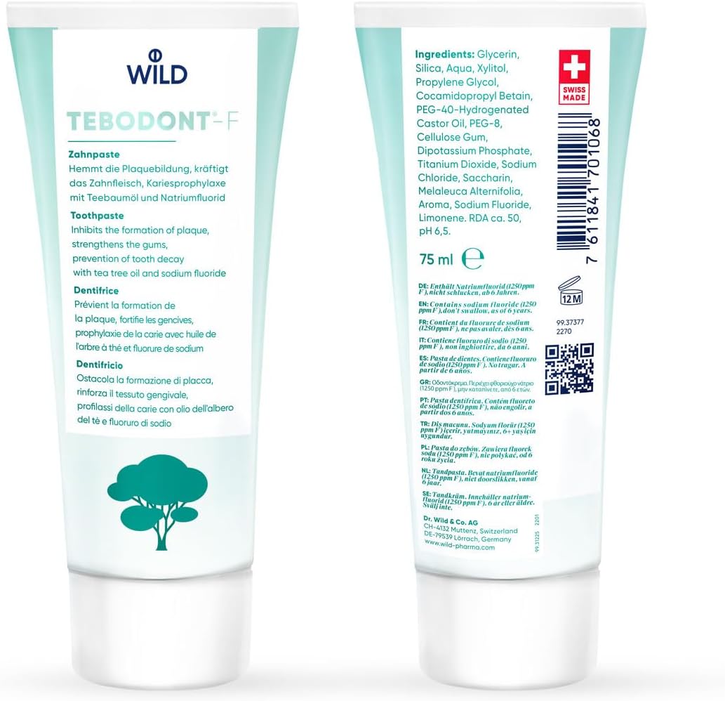 TEBODONT F TOOTHPASTE 75ML 3