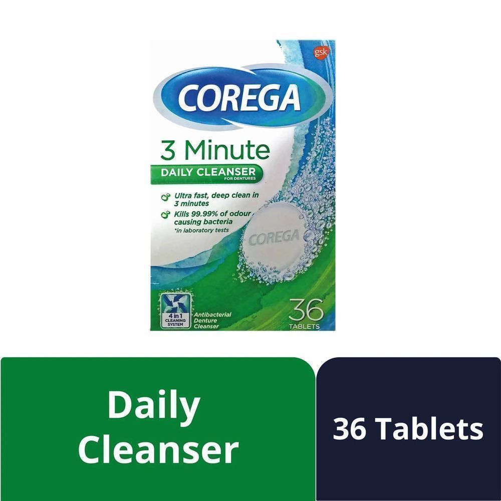 (C)COREGA DENTURE CLEANSER TAB 36'S