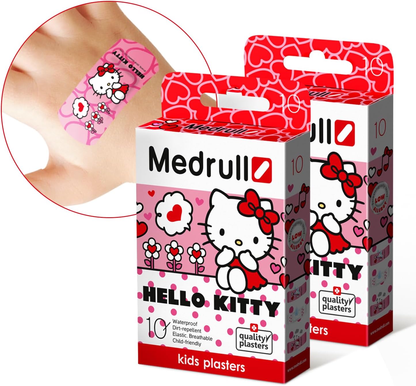 MEDRULL PLASTER HELLO KITTY 10'S 1