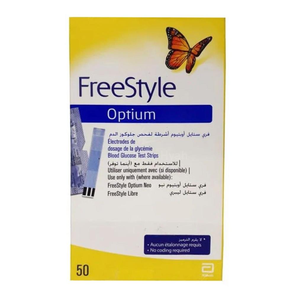 FREESTYLE OPTIUM STRIPS 50"S