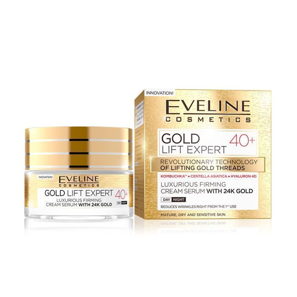 EVELINE GOLD LIFET EXPERT 40+ D&N CREAM SERUM 50ML#1937 1