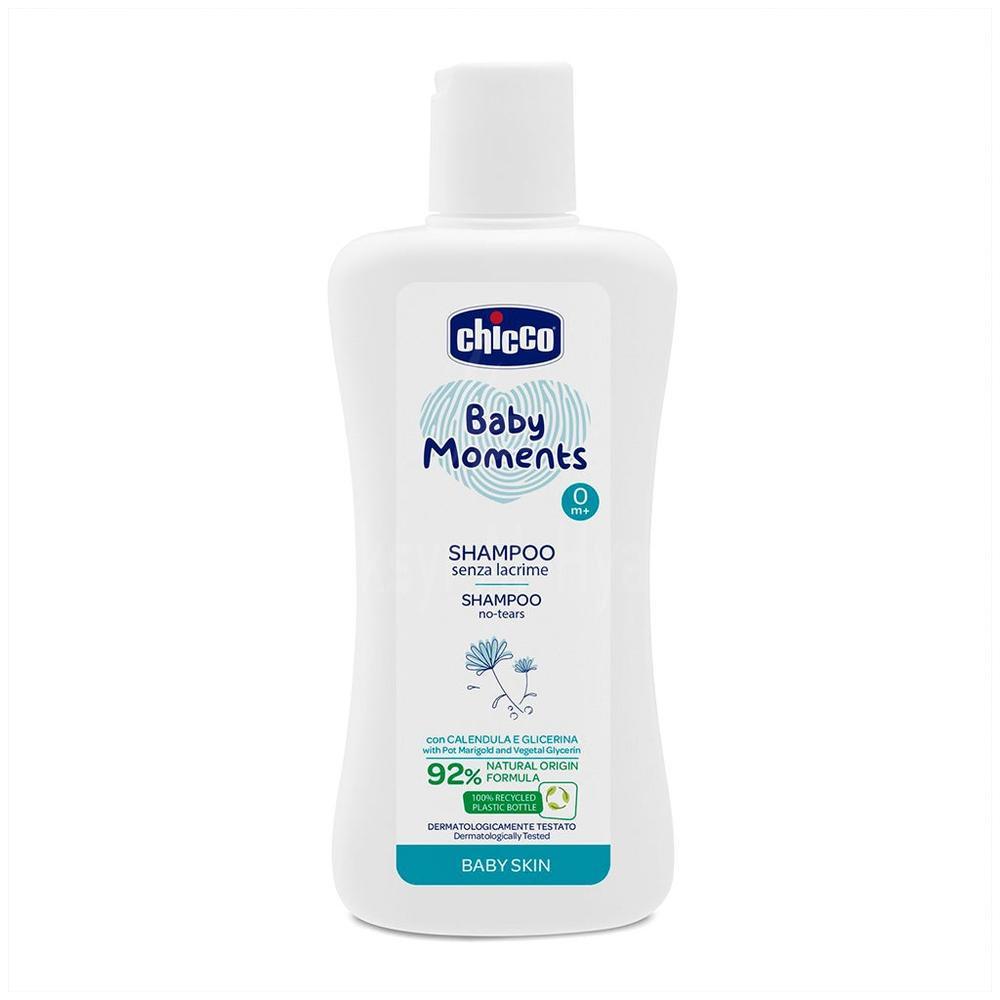 CHICCO BABY MOMENTS SHAMPOO 200ML(10584)]