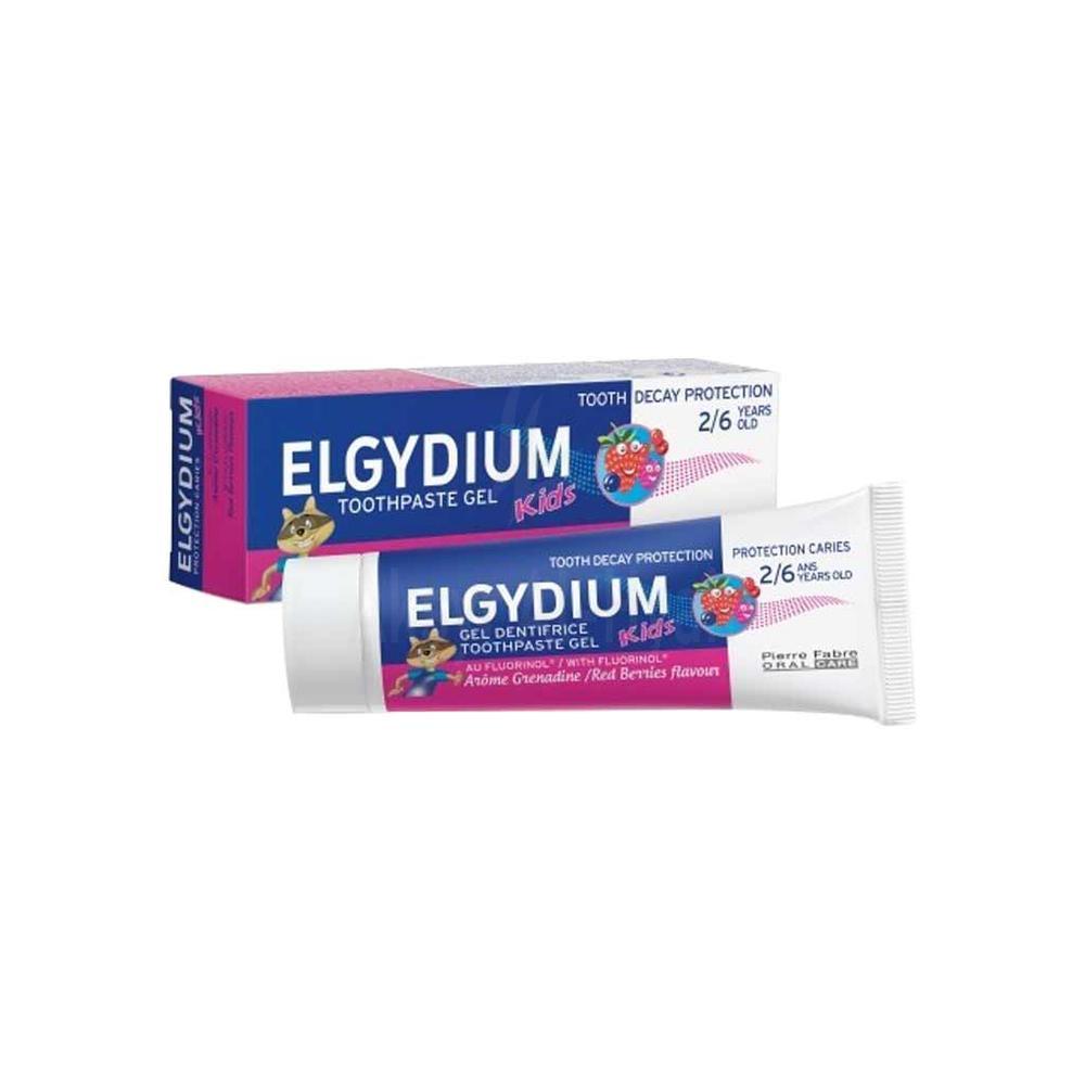 ELGYDIUM KIDS (2-6) TOOTH PASTE RED BERRIES 50ML