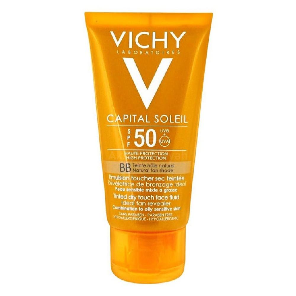 VICHY IDEAL SOLEIL SPF 50+ BB TINTED FACE FLUID 50ML(FM014788) 4