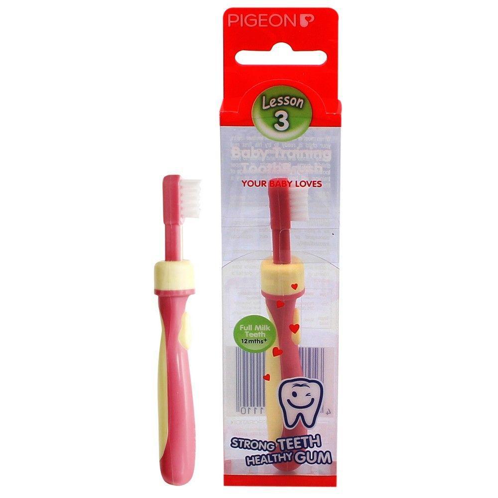 PIGEON TRAINER TOOTH BRUSH L-3 PINK(11786)