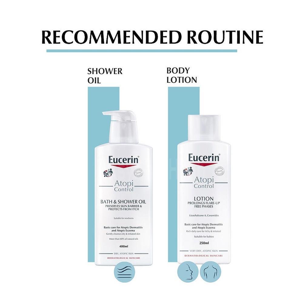 EUCERIN ATOPIC CONTROL BATH&SHOWER OIL 400ML(63173) 2