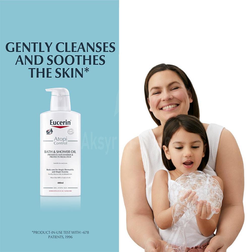 EUCERIN ATOPIC CONTROL BATH&SHOWER OIL 400ML(63173) 4