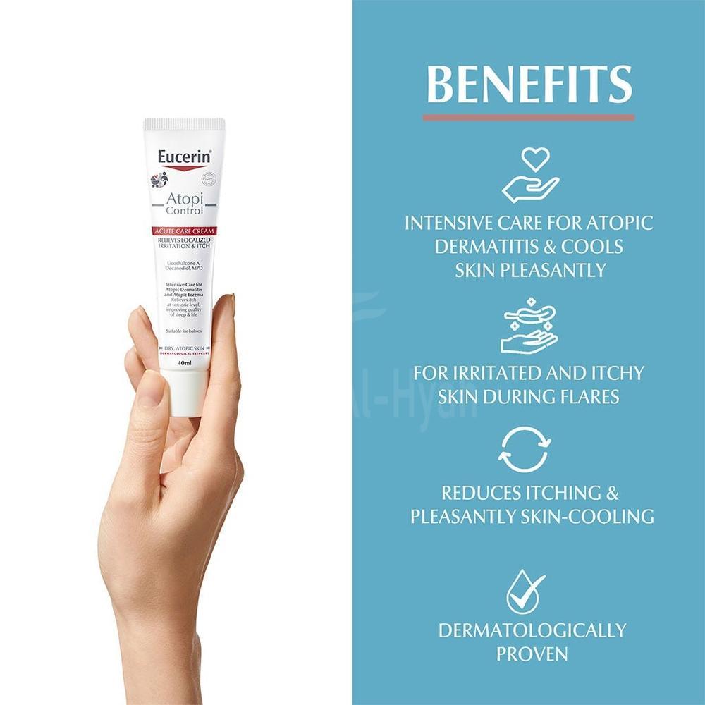EUCERIN ATOPIC CONTROL ACUTE CARE DRY CREAM 40ML(63174) 4