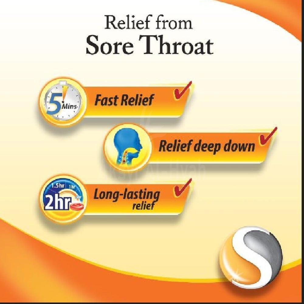 STREPSILS WARM GINGER LOZENGES 16'S