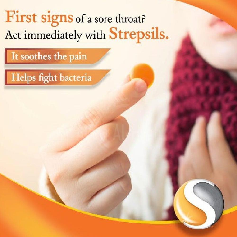 STREPSILS WARM GINGER LOZENGES 16'S 5