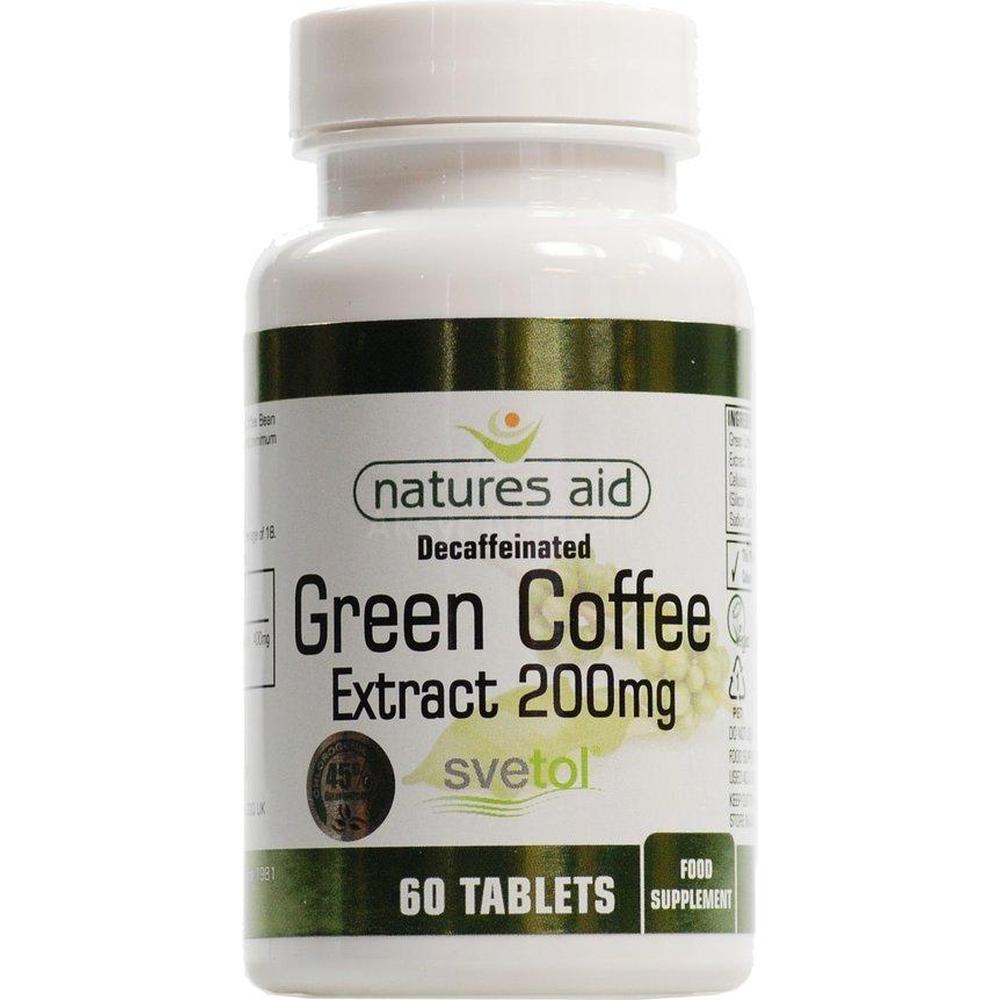 NAT.AID GREEN COFFEE EXTRACT 200MG TAB 60'S