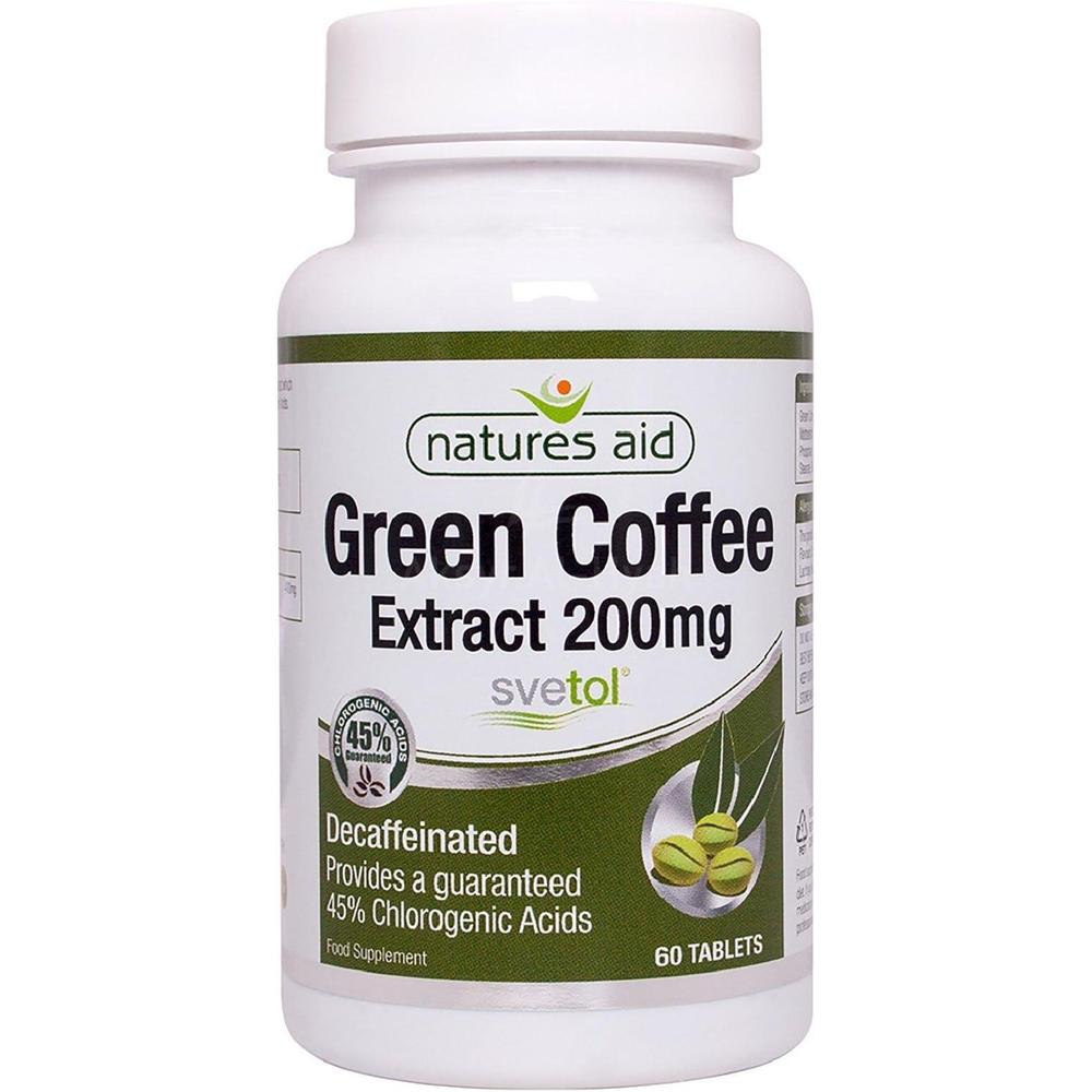 NAT.AID GREEN COFFEE EXTRACT 200MG TAB 60'S 1