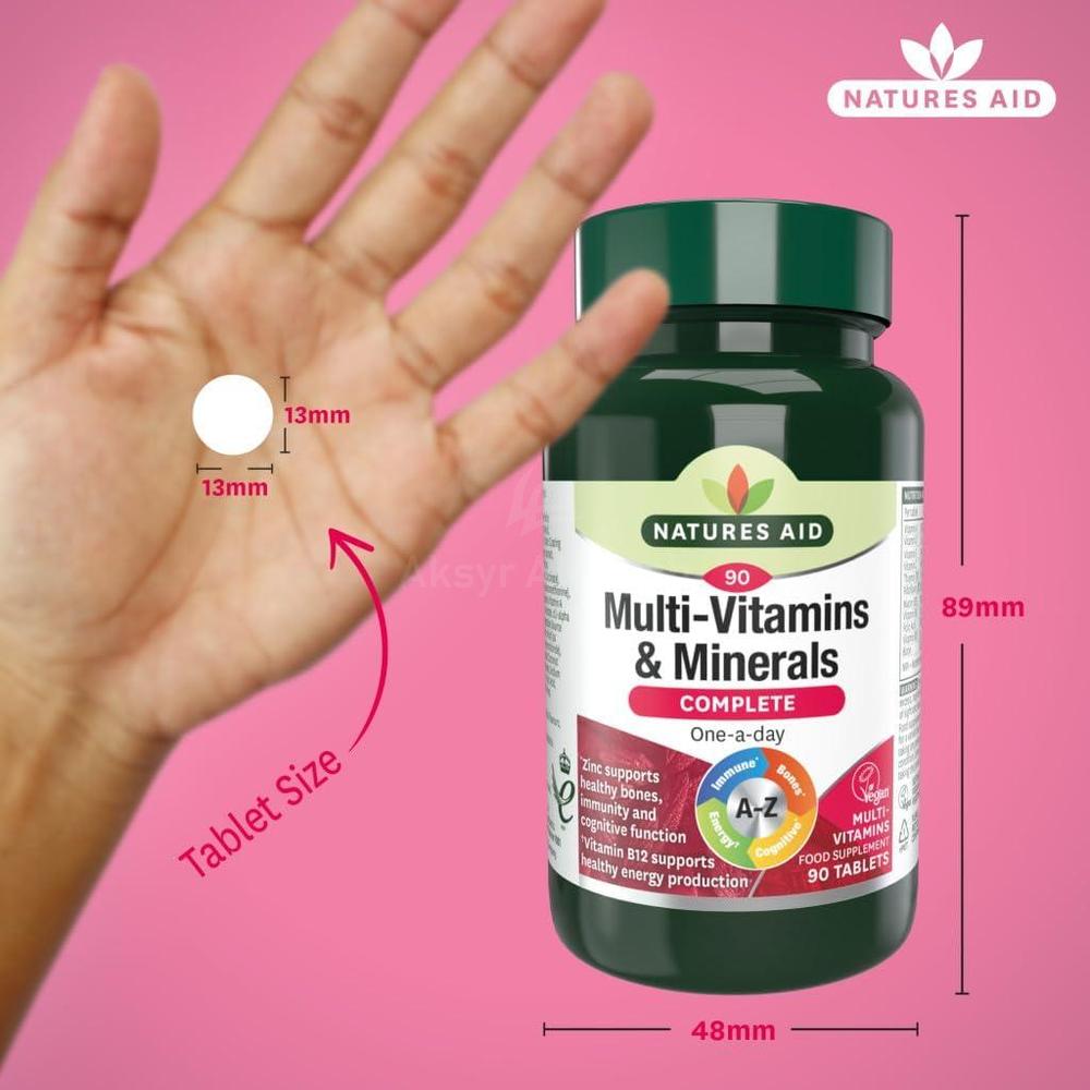 NAT.AID ONE-A-DAYS MULTI-VITAMIN & MINERALS S.GELS90'S 1