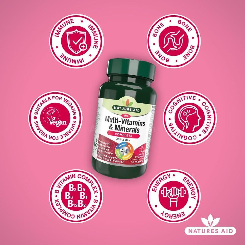 NAT.AID ONE-A-DAYS MULTI-VITAMIN & MINERALS S.GELS90'S 2