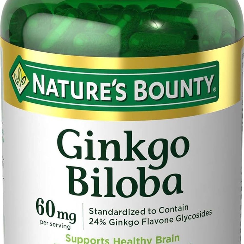 NAT.BOUNTY GINKGO BILOBA 60MG CAP 200'S