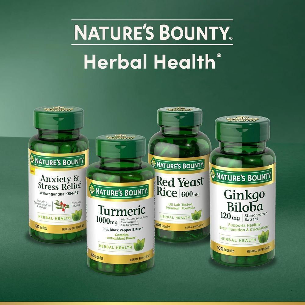 NAT.BOUNTY GINKGO BILOBA 60MG CAP 200'S