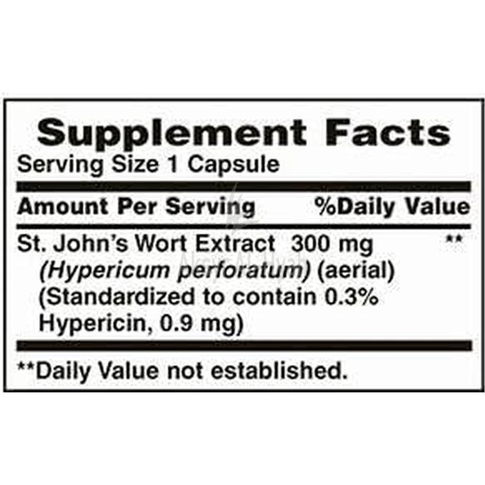 NAT.BOUNTY DOUBLE STR.ST.JOHN'S WORT 300MG CAP 100'S 1