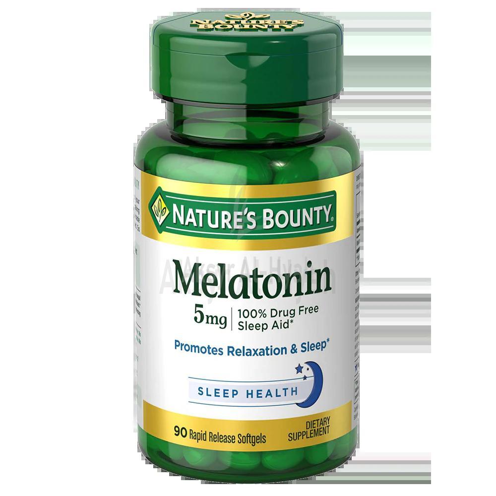 NAT.BOUNTY MELATONIN  5MG SOFTGELS 90'S