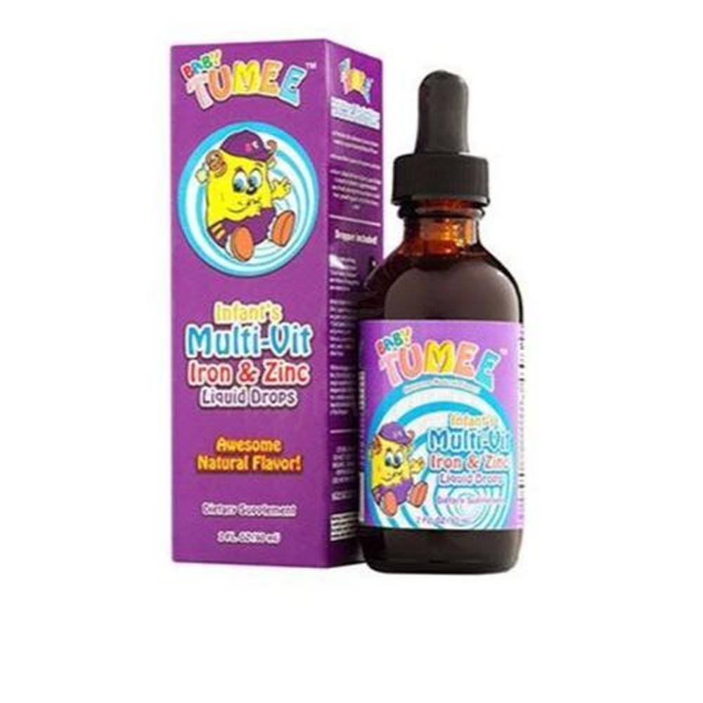 BABY TUMEE MULTI.VIT.IRON&ZINC LIQUID DROPS 60ML