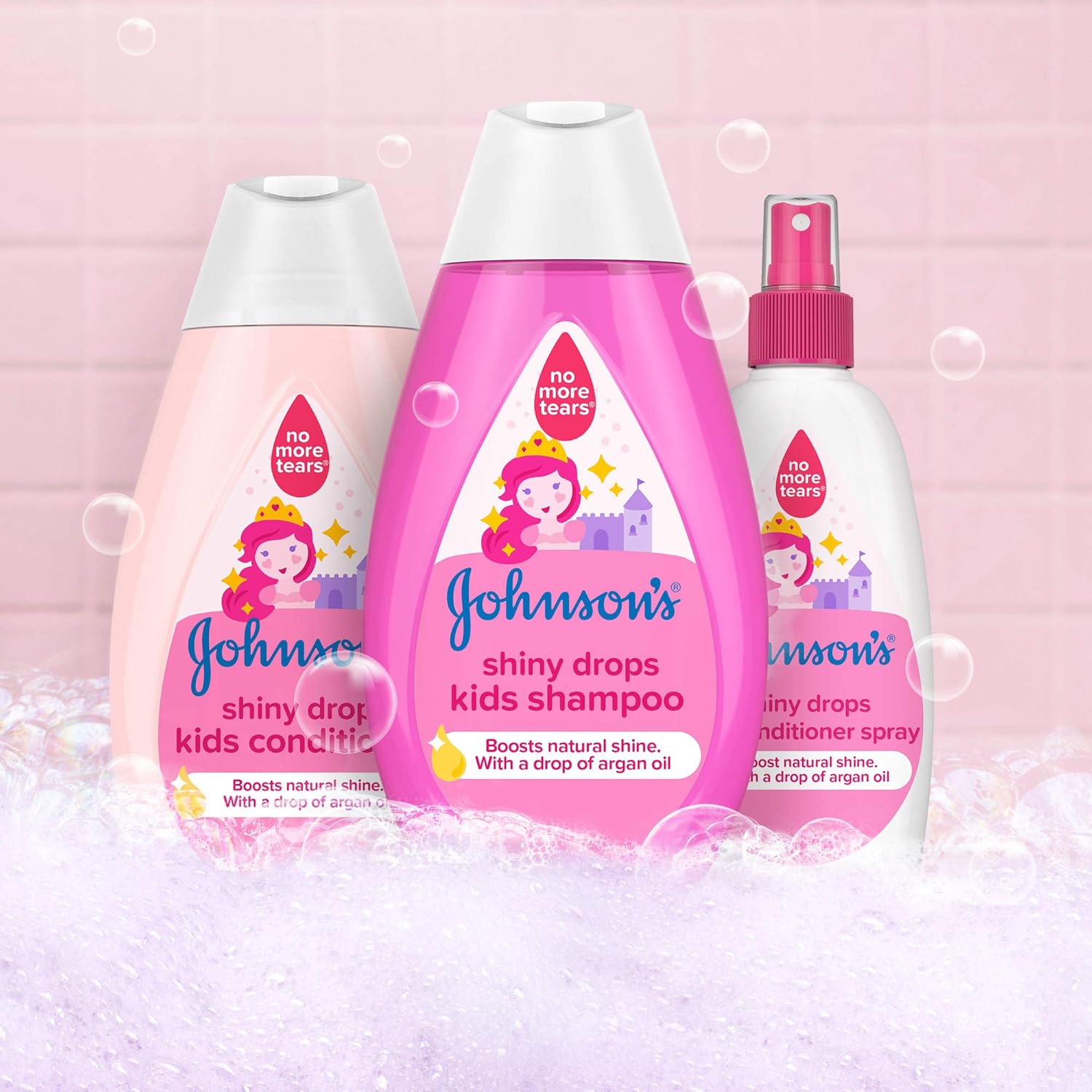 J/J SHINY DROPS KIDS SHAMPOO 300ML #R858 3