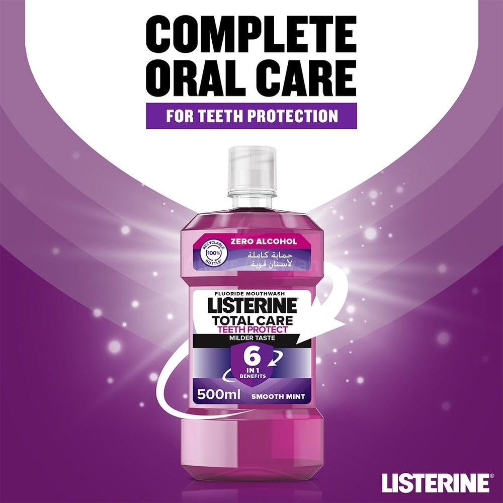 LISTERINE TOTAL CARE ZERO  MOUTH WASH 500ML