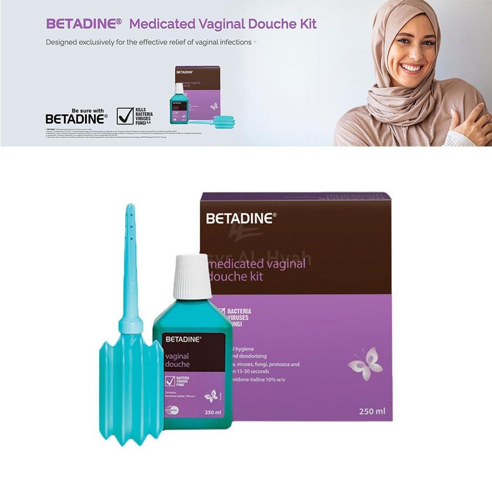 BETADINE MEDICATED VAGINAL DOUCHE KIT 250ML 1