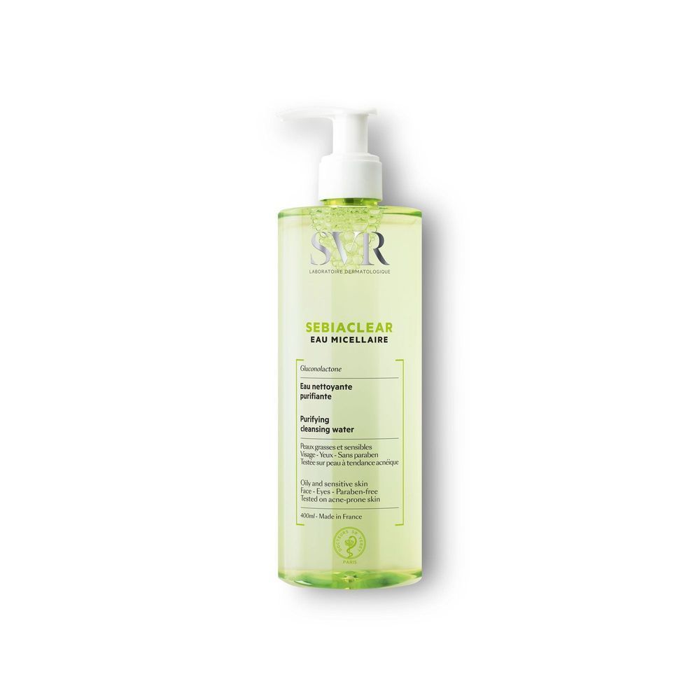SVR SEBIACLEAR EAU MICELLAIRE CLEANSING WATER 400ML